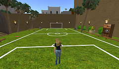 Playing soccer in Morocco