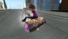 Patrick Swayze motor bike tribute