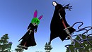 second life avatars on pogo sticks