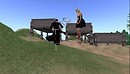 aoshi, raftwet on bisque on pogo sticks