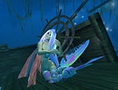 Ko brushing her hair on Shipwrecked deck