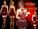 Fuego mini red set