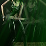 Green guitarist