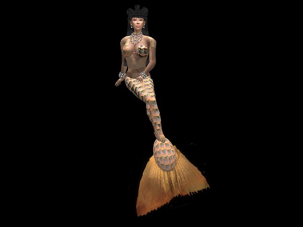 Scale skin  & Orange tail