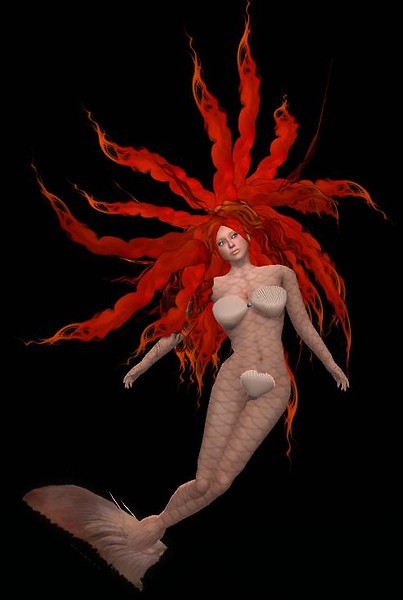 Mermaid Skin scale Orange
