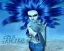 Blue mermaid