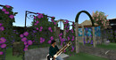 Sitar Player in a Rose Garden