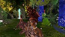 fashion show in virtual world of second life