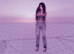 Joanna Wireframe Magenta