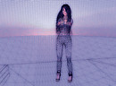 Joanna Wireframe Blue