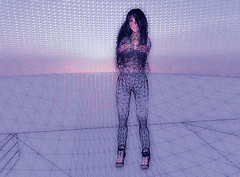 Joanna Wireframe Blue