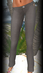 Hula linen pants brown
