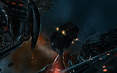 Eve Online: Rogue Drone battleship