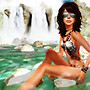 By The Waterfall