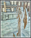 concrete feathers