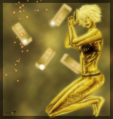 gold lady