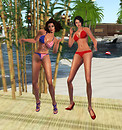 Kara and Melli in bikini