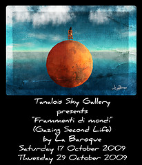 Frammenti di mondi (Gazing Second Life) Flyer