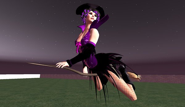 DeeDee on a Broomstick