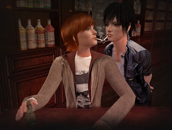 He teases me even when i'm smoking...