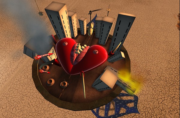 "I lost my heart to his breakfast burritos" by Madcow Cosmos @ BL'09