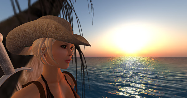 The Huntress at sunset