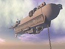Airship in Giverny
