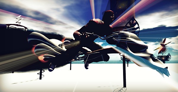 Riding the Biker-Broom through the Metaverse