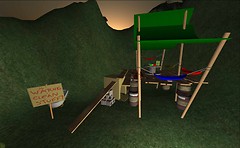 a fort and a bath tub - Torley Olmstead