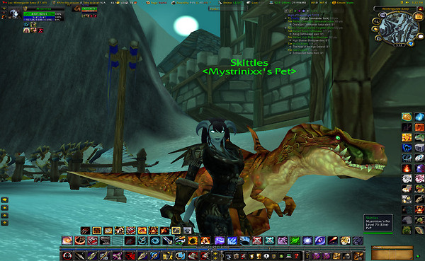 Me and Skittles somewhere in Northrend