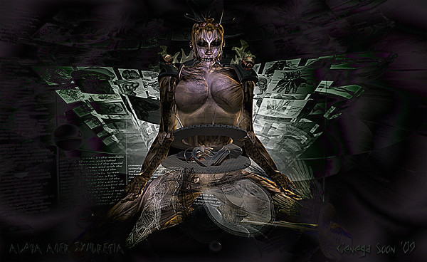 Alpha Auer -Syncretia Sim WALLPAPER by Cienega Soon 2009