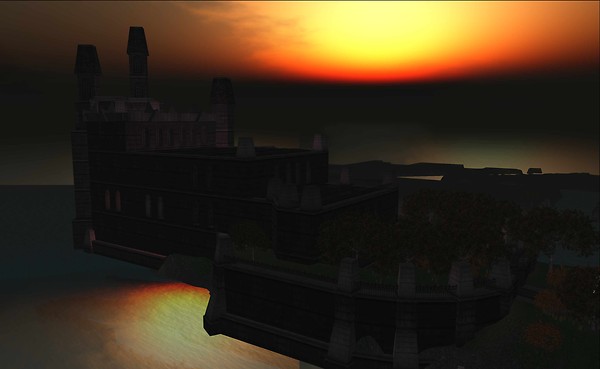 the view outside Channel Island Asylum - Torley Linden