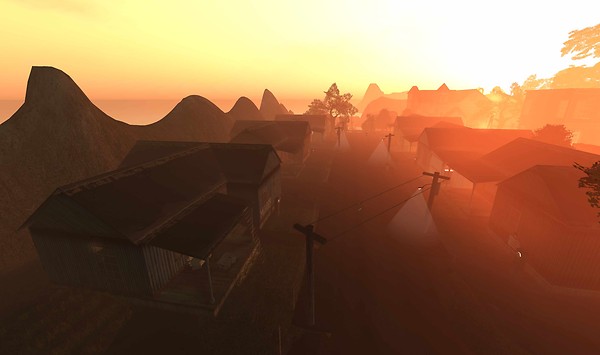 a nice sun over the houses - Torley Olmstead