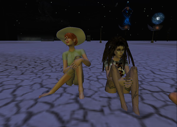 Eve and Talia at Burning Life