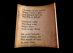 The poem has a tilt-a-whirl too... - Chimeracool Burner