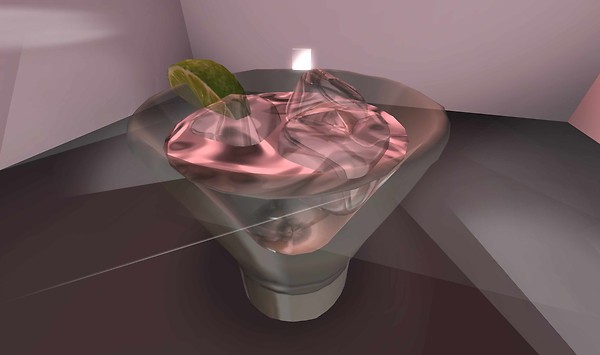 tall pink drink - Torley Olmstead