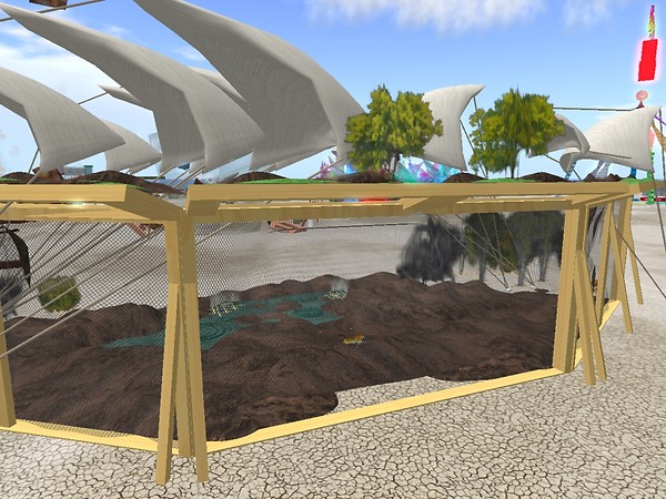 The backstage view of Lili's Aussie diorama... - Chimeracool Burner