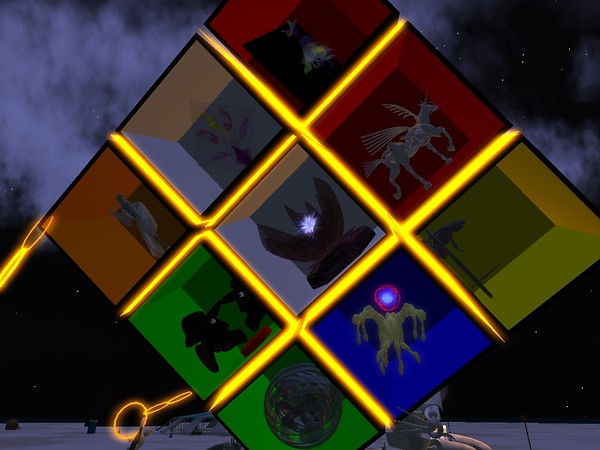 *Art Evolution Cube* side 2 - Chimeracool Burner