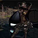 Dress & pierece made by ruby69kill Moonites