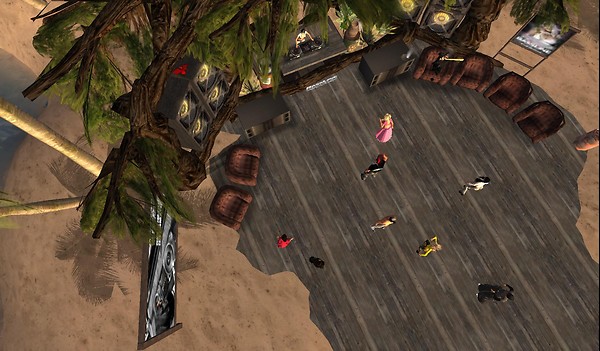 bassline island party in second life