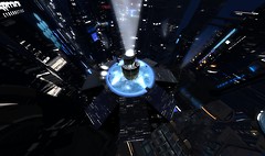 cool blue fountain on top - Torley Olmstead
