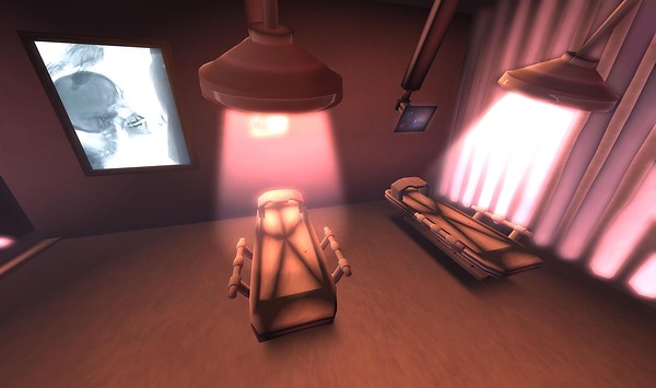 lights shining on hospital beds - Torley Linden