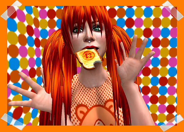 Red Pralou | Button Toast Face!