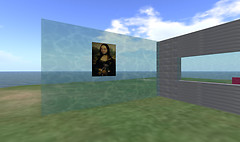OpenSim - art on the wall