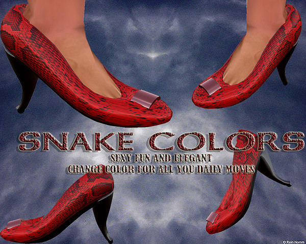 SNAKE COLOR CHANGE COLOR SHOES SING
