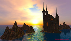 Alone at sunset