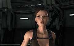 Lara Croft - Funny Face Impression