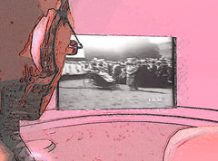 Post human in pink