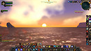 sunset off of wetlands