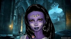 fantasy face close up